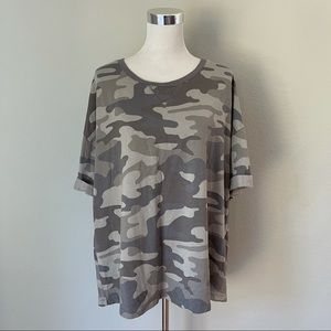 Natural Reflections Camouflage Loungewear Sweatshirt Size XXL